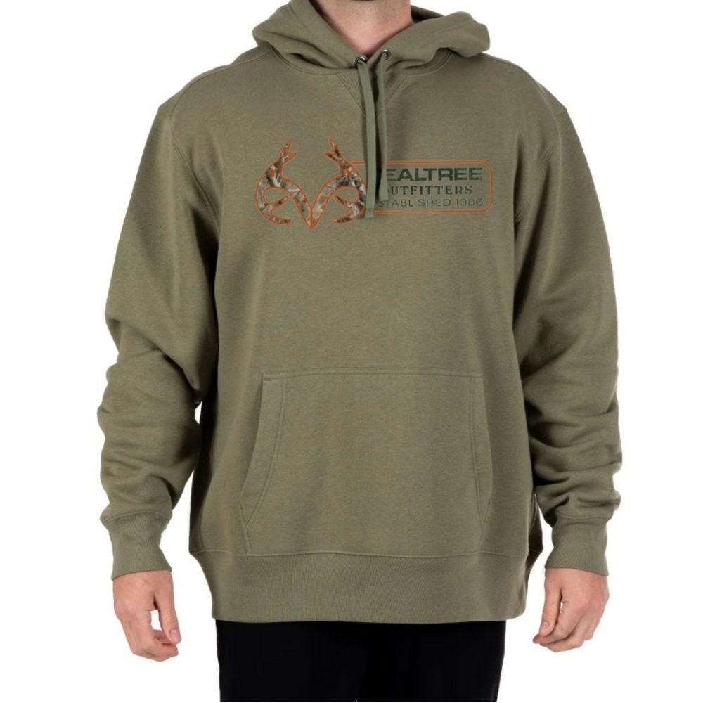 Realtree Olive Green Men's Hoodie size small nwt‎